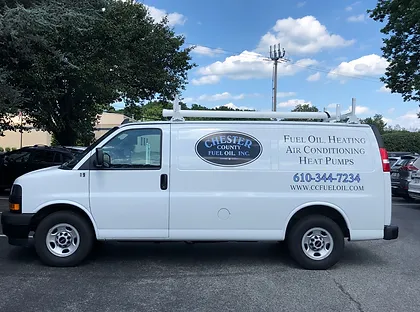 Chester County Fuel Oil van